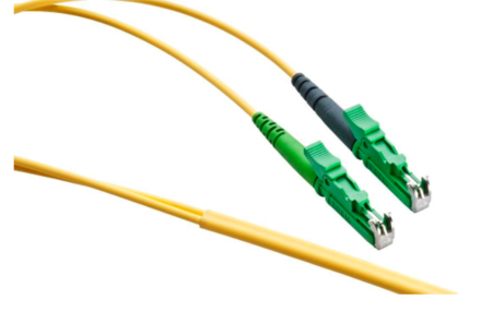 E2000/APC-E2000/APC Fiber Patch Cord Simplex SM E9 OS2 FRNC I-V(ZN)HH Fig.O 2m Yellow