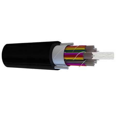 432FO (36X12) Conducto+ADSS Cable de fibra óptica de tubo blando OS2 G.657.A2 Negro