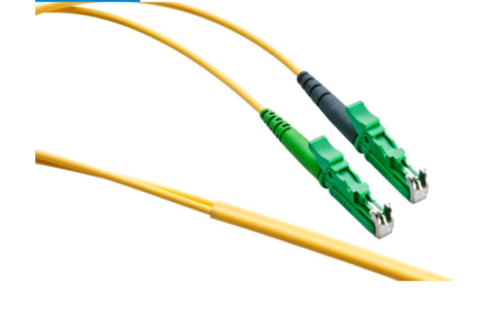E2000/APC-E2000/APC Fiber Patch Cord Simplex SM E9 OS2 FRNC I-V(ZN)HH Fig.O 5m Yellow