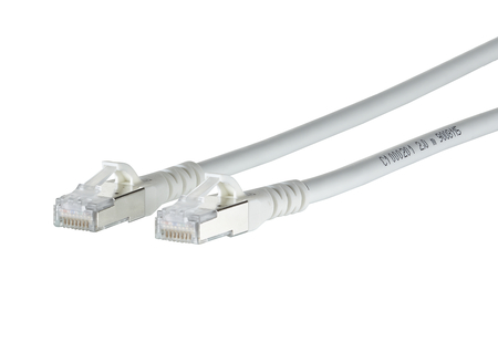 Cat 6A RJ45 Ethernet Cable Patch Cord AWG 26 7.0 m white