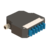 DIN-Schienenabschlussbox | 6 LC Quad | DP7 | Monomodus G.657.A2 LC/UPC Blau