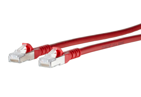 Cat 6A RJ45 Ethernet Cable Patch Cord AWG 26 7.0 m red