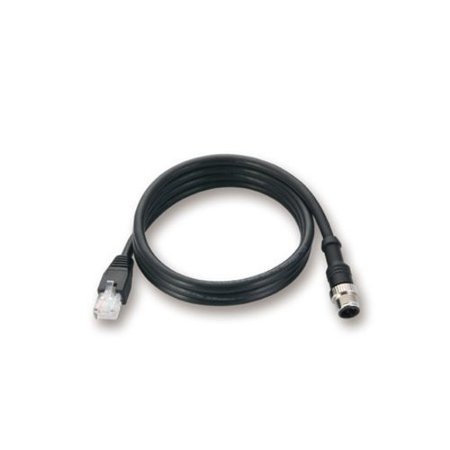 4-pin D-coded M12 Male to RJ45 Ethernet Cable (1.2 meters)