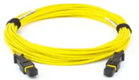24FO MPO-F/APC Pre-Terminated Fiber Cables  OS2 G.657.A1  3.8mm Type A - Straight  6m  OFNP Yellow