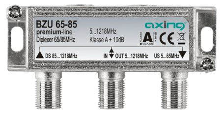 Diplexer 65/85 MHz BZU06585