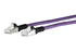 Cat 6A RJ45 Ethernet Cable Patch Cord AWG 26 5.0 m purple-black
