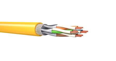 Cable de par trenzado MegaLine® F6-70 S/F flex sin PUR Cat7
