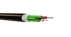 Cable de fibra óptica 2 hilos DROP FTTH Jacket 1000MTS Marca: Teklink