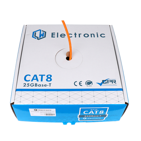 CAT 8.1  Twisted 4/23 Pair Copper Cable S/FTP LSZH CPR Eca Orange