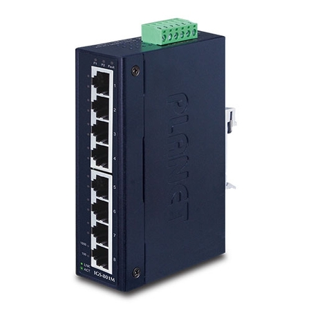 8-Ports 10/100/1000Mbps Managed Industrial Ethernet Switch