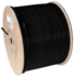 Cable Coaxial 75Ω RG11 CATV SAT 60% Braiding Fca Jacket PE Black 300m SKB01103
