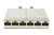 Module multi-connecteur, cat.6A, snap-in, ½ U, 6 ports, argenté