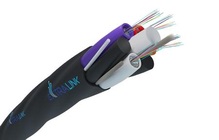 Câble à fibre optique à tube libre 48FO (4X12) OS2 G.652.D HDPE noir