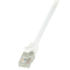 Patch Cable Cat.6 U/UTP white 0,50m EconLine - CP2021U