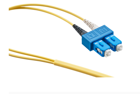 SC/PC-SC/PC Fiber Patch Cord Duplex SM E9 OS2 FRNC I-V(ZN)HH Fig.O 1m Yellow