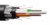48FO (4X12) Duct Loose tube fibre optique câble OS2 G.652.D PE diélectrique blindé noir 