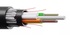 48FO (4X12) Conducto Tubo suelto Cable de fibra óptica OS2 G.652.D PE blindado dieléctrico negro 