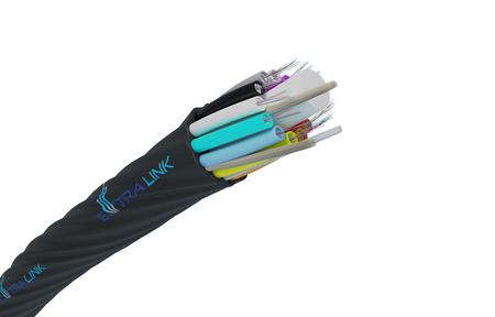 Câble fibre optique à tube libre 144FO (12X12) OS2 G.652.D HDPE noir