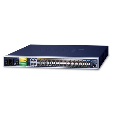 L3 24-Ports 100/1000BASE-X SFP + 4-Ports 10G SFP+ Metro Ethernet Switch