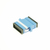 SC/UPC Fiber Optic Adapter Duplex  Single Mode (SM)  Full Flanged Blue