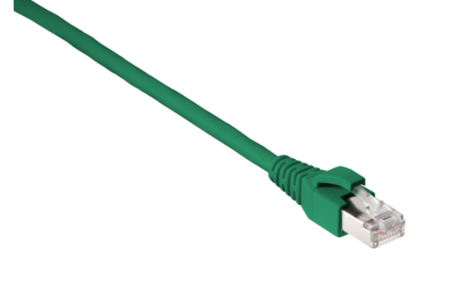 CAT 5 RJ45 Ethernet Cable Patch Cord D Shielded PVC 0.5m green