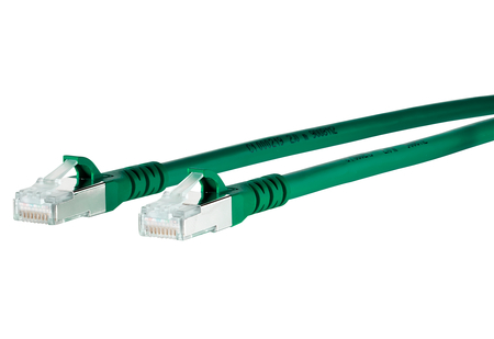 Cat 6A RJ45 Ethernet Cable Patch Cord AWG 26 1.5 m green
