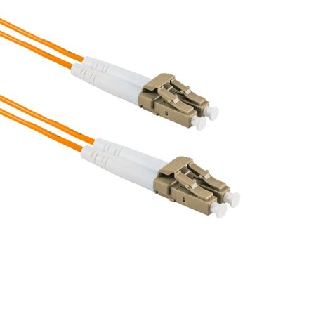 LC/APC-SC/APC Fiber Patch Cord Duplex MM OM2 10m Orange