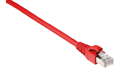 CAT 6 RJ45 Ethernet Cable Patch Cord EA Shielded 0.5m red