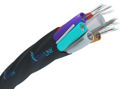 72FO (6X12) Conduit Loose tube Fiber Optic Cable OS2 G.652.D HDPE Black