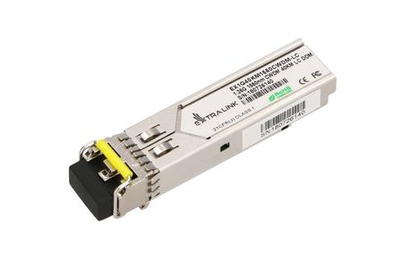 Extralink SFP 1.25G | Módulo SFP CWDM | 1,25 Gbps, 1550 nm, modo único, 40 km, LC, DOM