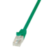 Cable de conexión U/UTP Cat.6 verde 0,50 m EconLine - CP2025U