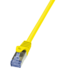Patch Cable Cat.6A S/FTP  PrimeLine AWG27 PIMF LSZH Yellow1,00m - CQ3037S