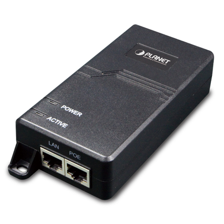 IEEE 802.3at Gigabit High Power over Ethernet Injector (10/100/1000Mbps, Mid-span, 30 watts)