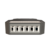 Caja de terminación de raíl DIN | 6 LC dúplex en ángulo | DP2 | OM2 LC/UPC multimodo, beige