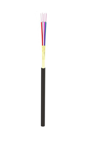 pico componente hipótesis Cable de Fibra Óptica 48FO (12x4) Tubo Flexible Riser SM G.652.D Negro  Cablescom | Twoosk.com