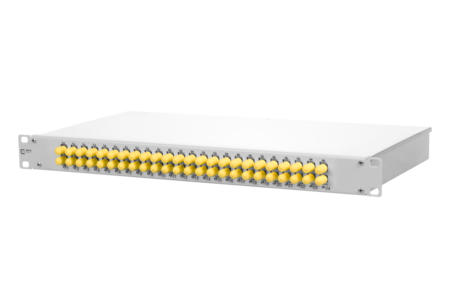 OpDAT fix FO Patch Panel splice 24xST-D (metal) OS2 gray
