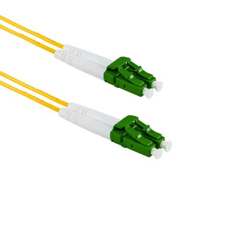 Patch Cord de Fibra Óptica LC/APC-LC/APC  Duplex SM OS2 10m Amarelo