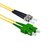 SC/APC-ST/UPC Fiber Patch Cord DuplexSM OS2 5m Yellow
