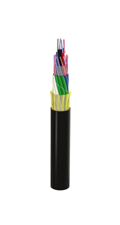 Cable de Fibra Óptica 128FO (8x16) Tubo Loose Conducto + ADSS SM G.652.D Dieléctrico Desarmado
