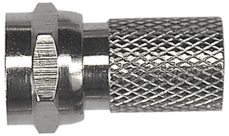 F-Schraubstecker für Kabeldurchmesser 7 mm wasserdicht CFS00002