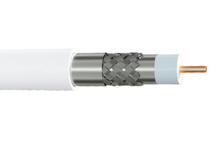 Coaxial Cable Hybrid RG6 Class A+ Trishield FRNC Outer jacket PVC CPR-Class Dca,s2, d2, a1 HD-113-FRNC-Hydra (1,1/4,8)