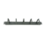 1U 19", Barre de câbles horizontal avec crochets métalliques  RAL9005 noir