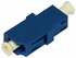 LC/PC Fiber Optic Adapters Simplex Single Mode (SM) Flangeless Blue