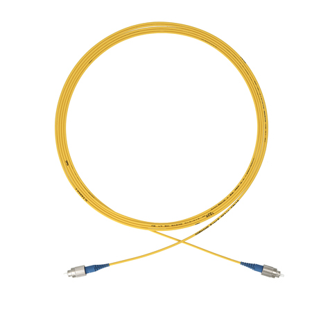 FC/PC-FC/PC  Fiber Patch Cord Simplex OS2 G.652.D 2.0mm 1m LSZH yellow