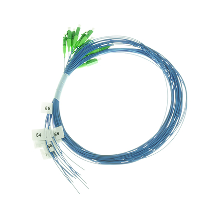 LC/APC Fiber Optic Pigtail SM Simplex 0.9mm LSZH 1,5m Blue