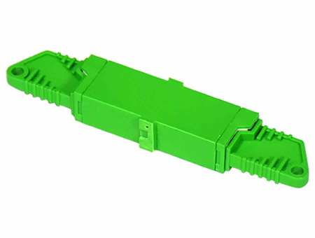 Verde sem flange simples do único modo (manutenção programada) dos adaptadores da fibra ótica de E2000/APC