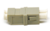SC/UPC Fiber Optic Adapter Simplex MM OM2  Flanged Beige