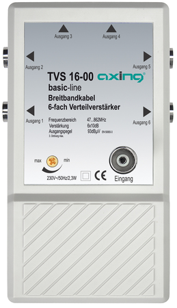 Amplificador de distribuição CATV TVS01600