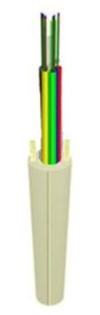 12FO (2x6) Riser Flex Tube Fiber Optic Cable SM G.657.A2 LSZH