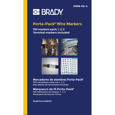 Paquete portátil de libros de rotuladores de alambre - PWM-PK-4